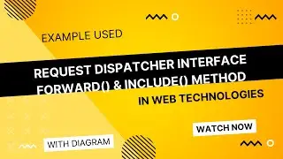 Request Dispatcher Interface || Forward() & Include() method || In Web Technologies | MCA_NEW
