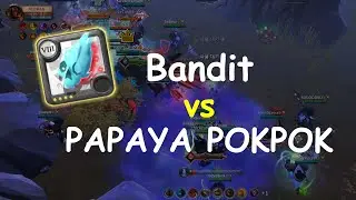 Bandit vs PAPAYA POKPOK | Permafrost POV | Albion Online Small Scale PVP