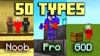 50 Types of Minecraft Players (Shorts Together)