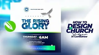 How to Design a Church Flyer with CorelDraw Tutorial 2024