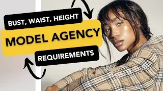 MODELING INDUSTRY STANDARDS:  Height, bust, waist, hip model measurements to become a model