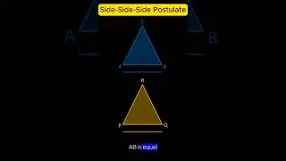 Side Side Side Postulate