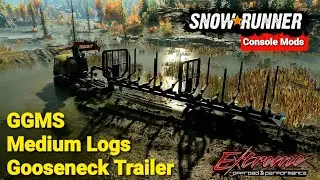 New GGMS Medium Logs Gooseneck Trailer in SnowRunner Phase 6 Update