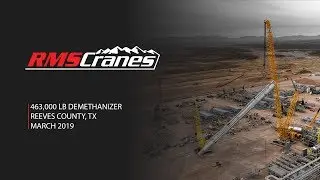 RMS Cranes - 463,000 lb Demethanizer Lift - LR1500 & Kobelco CK2750G