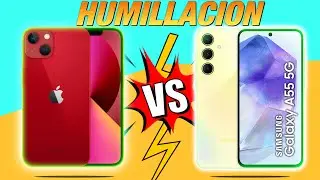 iPhone 13 vs Galaxy A55 ¿CUAL VALE LA PENA?