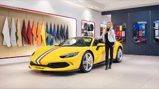 The 2023 296 GTS in Giallo Modena with Tricolor Italian Livery