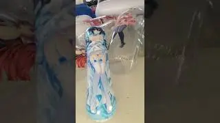 Inflatable anime pillow pop bag