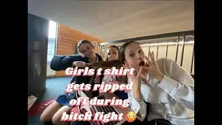 teenage girls fight topless