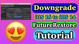 How to downgrade from iOS 16 to iOS 14 | Downgrade from iOS 16 to iOS 14 With shsh blobs |