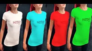How to change t shirt color in photoshop | photoshop tutorial 218 | photoshop cc