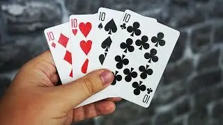 ЭТОТ ФОКУС С КАРТАМИ ЗАСТАВИТ ЛЮДЕЙ КРИЧАТЬ ОТ ВОСТОРГА!