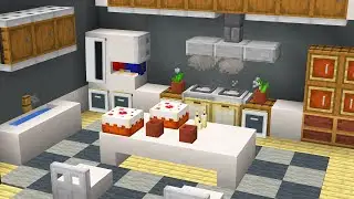 🍳 Как Сделать СОВРЕМЕННУЮ КУХНЮ в Майнкрафте 1.18 Без Модов