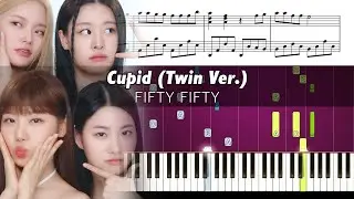 FIFTY FIFTY - Cupid (Twin Ver.) - Piano Tutorial