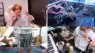 ４人でオンライン飲み会！【浦島坂田船】