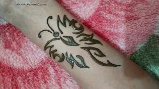 Fire Butterfly Henna Tattoo Design || Temporary Henna Tattoo Designs