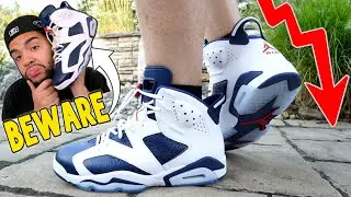 Please BEWARE! Jordan 6 Olympics REVIEW + ON FEET