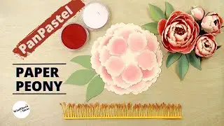 How to Color Paper Peony with PanPastel | Paper Flower Making