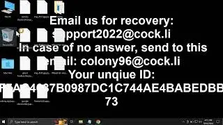 Colony ransomware removal video [.colony96 file virus].