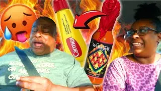 WORLDS HOTTEST HOT SAUCE PRANK ON UNSUSPECTING FIANCE LIPS!!!  *GONE WRONG*