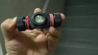 Thrunite TH20 Headlamp Indoor Beamshot Review