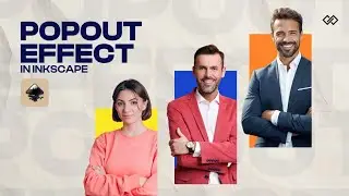 Popout effect in inkscape | Image popout effect tutorial using inkscape.