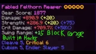 This Sword has built in REACH! - Hypixel Skyblock