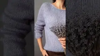 Как связать джемпер - ⤴️.  