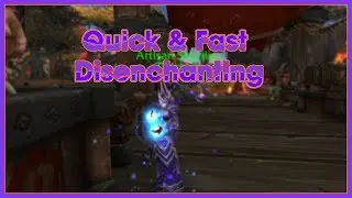 World of Warcraft Fast Quick Disenchant Macro
