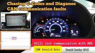 Chasing OBD2 U-Codes and Diaganos CAN Communication Problems. U0121 Lost communication with ABS.