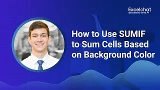 How to Use SUMIF to Sum Cells Based on Background Color
