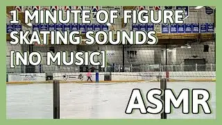 ASMR: [NO MUSIC] 1 Minute at a Figure Skating Freestyle Practice