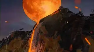 Футаж №237 Лава из Луны