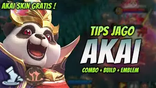 CARA MAIN AKAI META TERBARU ! BUILD & EMBLEM AKAI TERKUAT 2024 ! | AKAI ROAMER GAMEPLAY