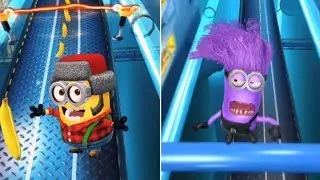 Minion Rush Holiday Rush Event - Lumberjack Minion Evil Minion Full Gameplay at Gru's Lab
