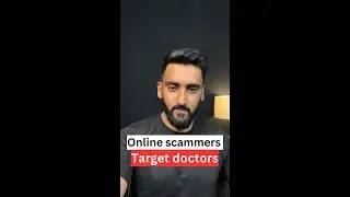 Scammers target doctors😌 #scam #shorts #viral