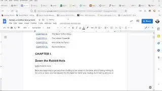 1.1.6: Saving and editing a document (Google Docs version)