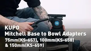 KUPO Mitchell Base to Bowl Adapters | 75mm(KS-657), 100mm(KS-658) & 150mm(KS-659)
