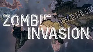 HOI4: Zombie Invasion [AI Only Timelapse]