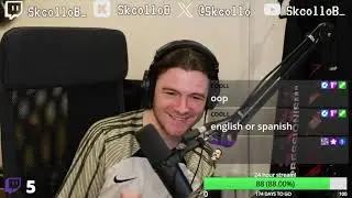 English or Spanish during the Spain game
