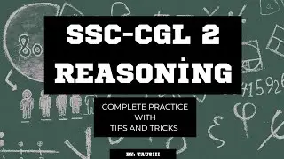 SSC CGL TIER-1 REASONING 12 Sep 2024 S1|#reasoning ✅🎯 #ssc #ssccgl #sscchsl #ssccpo #sscgd #rrbntpc