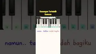 kenangan terindah #belajarpiano #shortfeed #pianolessons