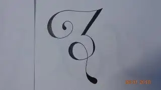 How to write cursive CALLIGRAPHY fonts A to Z part-2