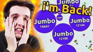 Agar.io - Jumbo is BACK!! Destroying Teams in FFA/EXP and Party Mode Solo