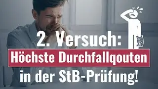 2. Versuch: Höchste Durchfallquoten in der Steuerberaterprüfung!