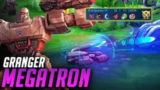 Granger Megatron Skin Gameplay 2022  - Transformers Skin Mobile Legends - Granger Gameplay MrSparrow