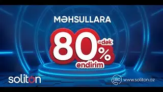 Soliton-da 80%-dək endirim!
