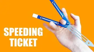 Balisong Tricks - (Speeding Ticket) - Intermediate #22