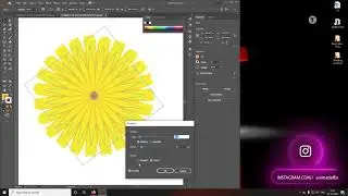 Advance use of Blend Tool in Adobe Illustrator || Floral Design || Animatie Flix