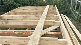 10 серия. Продолжаю постройку бани.