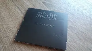 AC/DC - Back In Black CD Digipack Album UNBOXING 4K